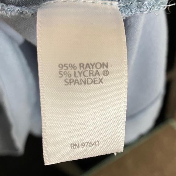 Large J. Jill Wearever Collection Light Blue cardigan and tank set - Picture 4 of 5